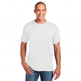 Gildan 8300 DryBlend Pocket T-Shirt - White