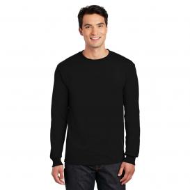 Gildan 8400 DryBlend Long Sleeve T-Shirt - Black
