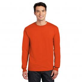 Gildan 8400 DryBlend Long Sleeve T-Shirt - Orange
