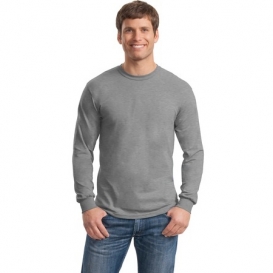 Gildan 8400 DryBlend Long Sleeve T-Shirt - Sport Grey | FullSource.com