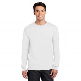 Gildan 8400 DryBlend Long Sleeve T-Shirt - White
