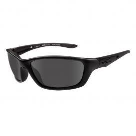 Wiley X Brick Sunglasses - Matte Black Frame - Grey Lens