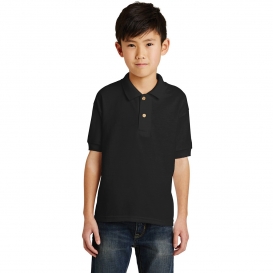 Gildan 8800B Youth DryBlend Jersey Knit Sport Shirt - Black