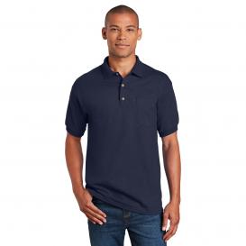 Gildan 8900 DryBlend Jersey Knit Sport Shirt with Pocket - Navy