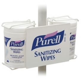 PURELL Sanitizing Wipes Bracket- Double Pole Mount