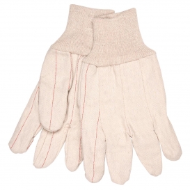 MCR Safety 9018 Double Palm Gloves - 18 oz. Nap-In Cotton Blend - Knit Wrist