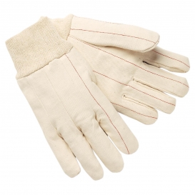 MCR Safety 9018C Cotton Double Palm Work Gloves - Knit Wrist