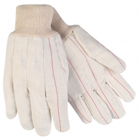 Memphis 9018CDPC Double Palm Gloves - 18 oz. Corded Nap-In Cotton Blend - Knit Wrist