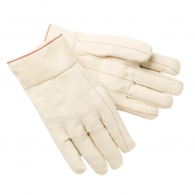 MCR Safety 9118B Cotton/Polyester Double Palm Work Gloves - Band Top