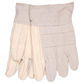 MCR Safety 9124 Hot Mill Economy Weight Cotton Canvas Gloves - 2.5\