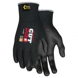 MCR Safety 9178NF Cut Pro Kevlar Gloves - 13 Gauge Kevlar Shell - Nitrile Foam Coated Palm/Fingers - Black