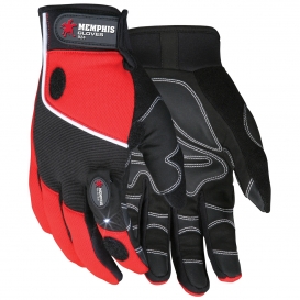 Memphis 924 Multi-Task Gloves - Synthetic Leather Palm - Includes 2 LED Lights
