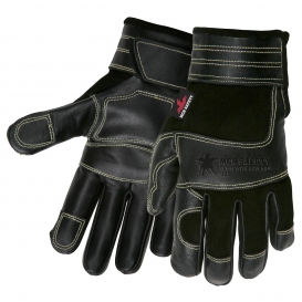 MCR Safety 925 Mechanics Gloves - Split Deerskin Back - Grain Cow Palm & Patches