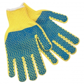 MCR Safety 9363MB PVC Dotted Gloves - 7 Gauge Kevlar Outside/Cotton Inside - PVC Blocks 2-Sides 