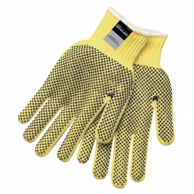 Memphis 9366 Cut Protection Gloves - 7 Gauge Dupont Kevlar - PVC Dots Both Sides