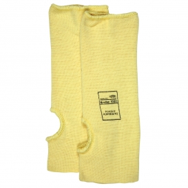 Memphis 9371T Kevlar Sleeve - Regular Weight - 10 inch Sleeve with Thumb Slot - Yellow