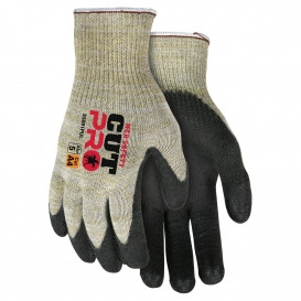 MCR Safety 93891PU Cut Pro PU Coated Gloves - 10 Gauge Kevlar/Fiberglass/Stainless Steel Shell