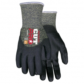 MCR Safety 9389PV KS-4 HPT Dipped Palm/Finger Gloves - 13 Gauge Kevlar/Steel/Nylon Shell