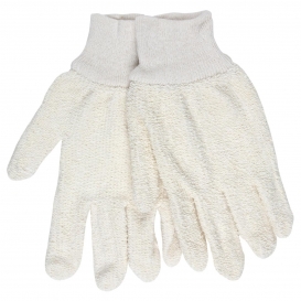 MCR Safety 9401KM Terrycloth Regular Weight Seamless Reversible Gloves - Knit Wrist - Medium Size