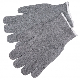 MCR Safety 9415KM Terrycloth Gloves - Knit Wrist - 24 oz. Heavy Weight - Gray