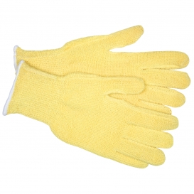 Memphis 9441M Kevlar/Cotton Terrycloth Gloves - Continuous Knit Wrist - Yellow