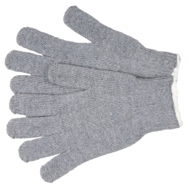 Memphis 9507LMH String Knit Gloves - 7 Gauge Cotton/Polyester - Gray