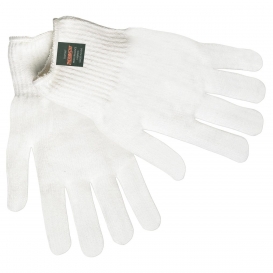 Durawear Leather Work Gloves, White Safety Cuff and Canvas Back | Mfg#  10-5050W