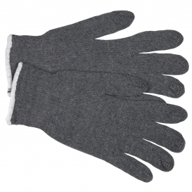 MCR Safety 9637 String Knit Gloves - 7 Gauge Cotton/Polyester - Gray