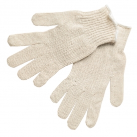 MCR Safety 9638 String Knit Gloves - 7 Gauge Economy Weight Cotton/Polyester - Natural