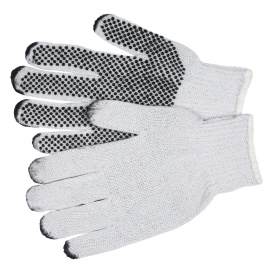 MCR Safety 9650 Regular Weight Cotton/Polyester - Dotted PVC Palms