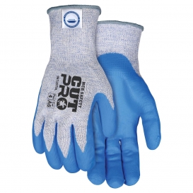 MCR Safety 9672DT5 Diamond Tech Gloves - 10 Gauge Dyneema DT/Steel Shell - Nitrile Foam Coated Palm
