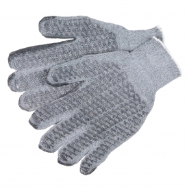 Memphis 9676LM Honey Grip Gloves - 7 Gauge Cotton/Polyester Blend - PVC Honeycomb Criss-Cross