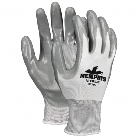 Memphis 9679 Nitrile Coated Palm Gloves - 13 Gauge Nylon Shell