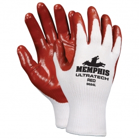 Memphis 9684 UltraTech Nitrile Coated Palm Gloves - 13 Gauge Cotton/Polyester