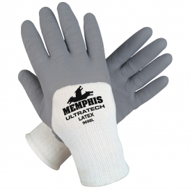 Memphis 9698 UltraTech Latex Over Knuckle Coated Gloves - 13 Gauge Nylon - Textured