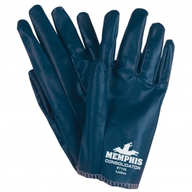 Memphis 9710 Ladies Consolidator Premium Nitrile Cut & Sewn Gloves - Interlock Liner