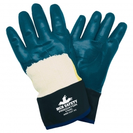 MCR Safety 9760K Predator Nitrile Coated Palm and Knuckles Gloves - Jersey Lined