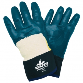 Memphis 9760K Predator Nitrile Coated Palm & Knuckle Gloves - Kevlar Reinforced Palm