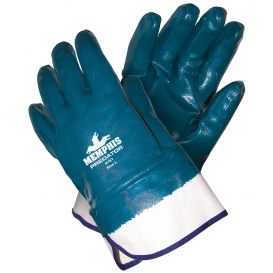 Memphis 9761 Predator Fully Coated Nitrile Gloves - Safety Cuff - Large Size