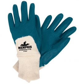 Memphis 9780 Predalite Light Nitrile Coated Palm Gloves - Interlock Lining - Knit Wrist