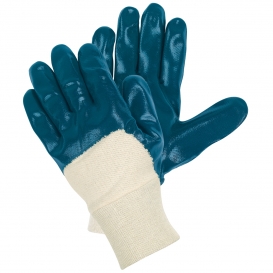 MCR Safety 97950 Predator Nitrile Palm and Over Knuckle Coated Gloves - Jersey Liner