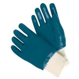 MCR Safety 97951L Full Nitrile Coated Gloves - Jersey Liner - Knit Wrist - Large