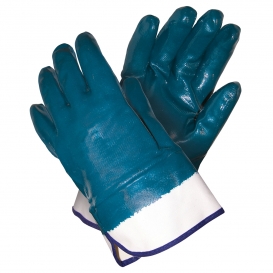 Memphis 97961 Industry Standard Fully Coated Nitrile Gloves - Jersey Lined - Safety Cuff