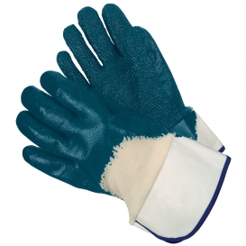 MCR Safety 97962 Rough Nitrile Palm & Finger Coated Gloves - Jersey Liner - Safety Cuff