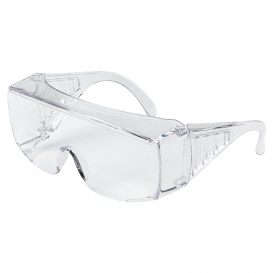 MCR Safety 9800XL 98 Safety Glasses - Clear Uncoated Lens - Fits Over Prescription Glasses