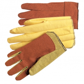MCR Safety 9811 Vinyl Impregnated Double Palm Gloves - Large Size ONLY
