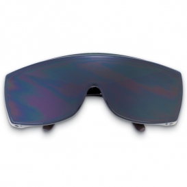 Crews Yukon Safety Glasses - Green Frame - Green Shade 5.0 Lens
