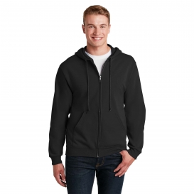 Jerzees 993M NuBlend Full-Zip Hooded Sweatshirt - Black