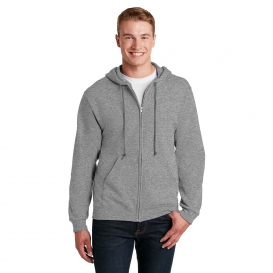 Jerzees 993M NuBlend Full-Zip Hooded Sweatshirt - Oxford
