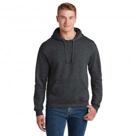 Jerzees 996M NuBlend Pullover Hooded Sweatshirt - Black Heather